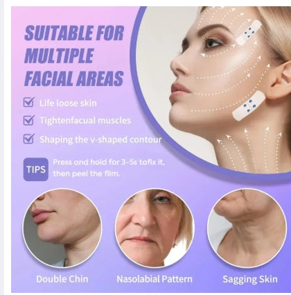 Invisible face lifting tapes- Easily define your look for all skin types