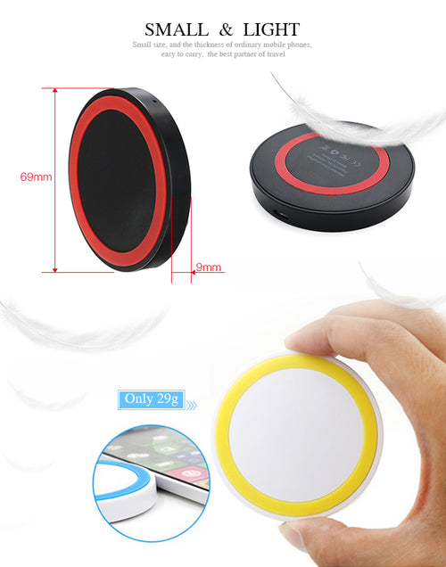 Mobile Phone Fast Qi Wireless Battery Charger for All Smart Phone