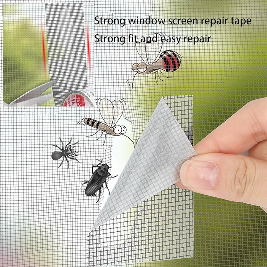 Pack of 2 Mesh Window Screen Repair Tape