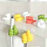 Pack of 10 Mini mobile cable holder thumb