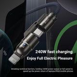 4-in-1 Charging Cable USB A / C Type + Lighting / C Type
