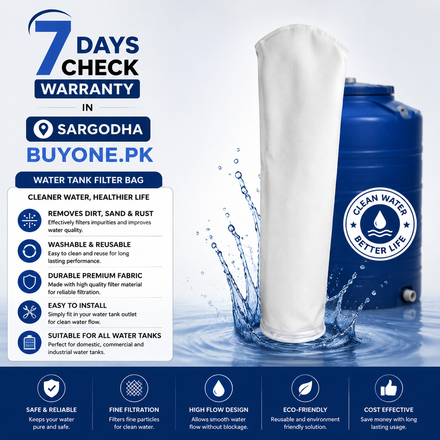 Premium Water Tank Filter Bag- Need of every Home for the safety of family