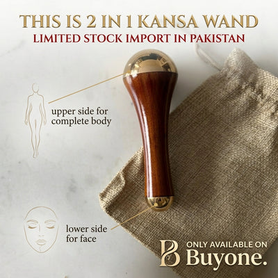 Kansa Wand for Feet & Face