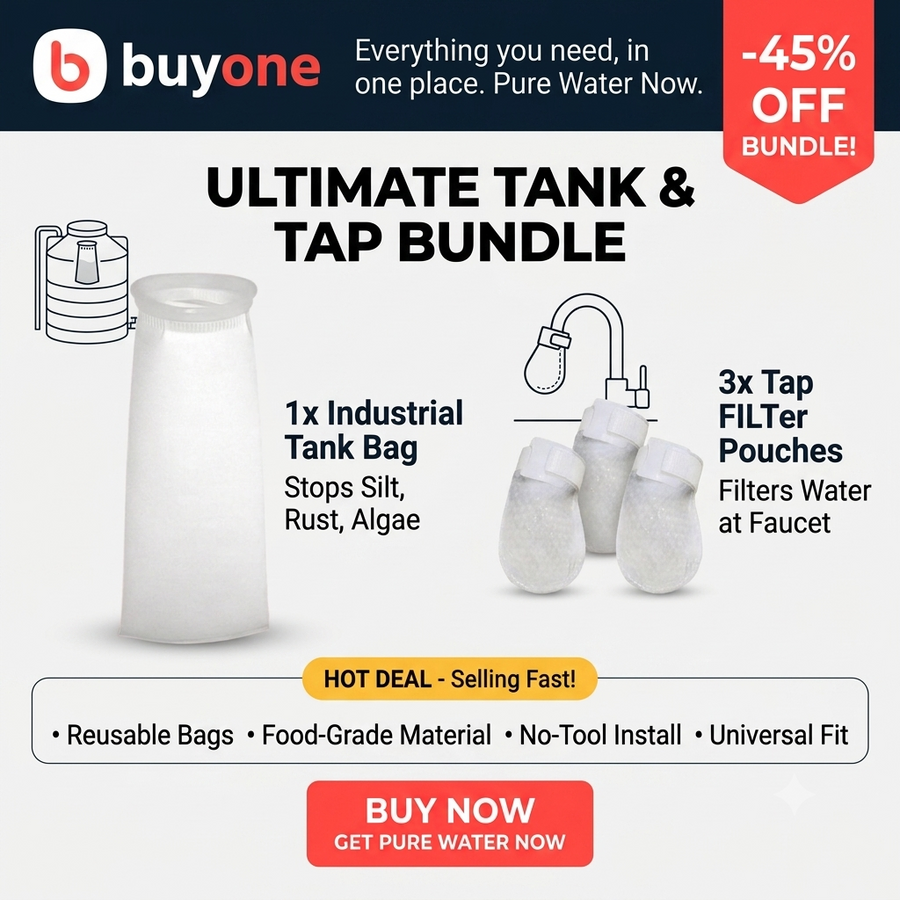 Extra Filtration Bundle (1 Water Tank Filter Bag+3 Filter for Tap)