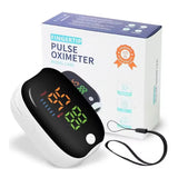 Fingertip Pulse Oximeter – Accurately Check SpO2 & Heart Rate at Home Daily with Single Button