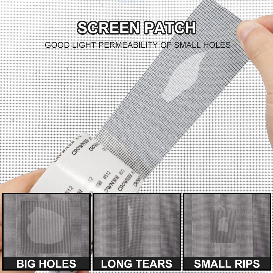 Pack of 2 Mesh Window Screen Repair Tape