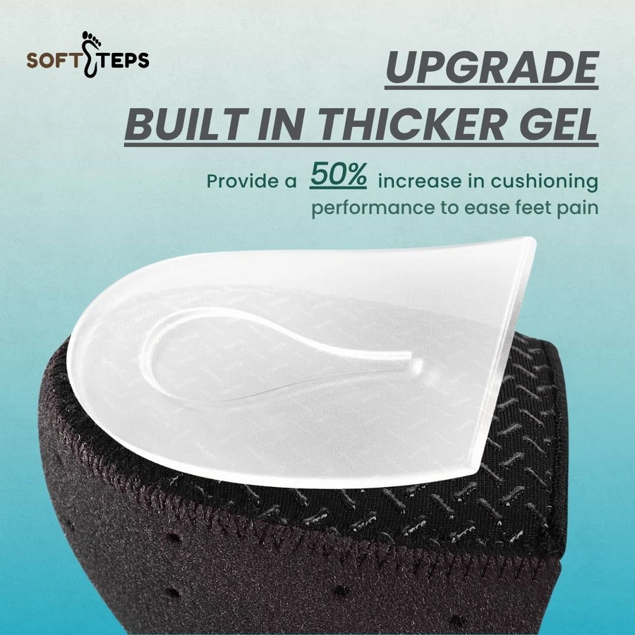 Soft Steps Heel Protectors - Stretchable Fit in Any Foot Size