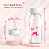 240ml Hands Free Feeding Bottle With Free Cleaning Brush