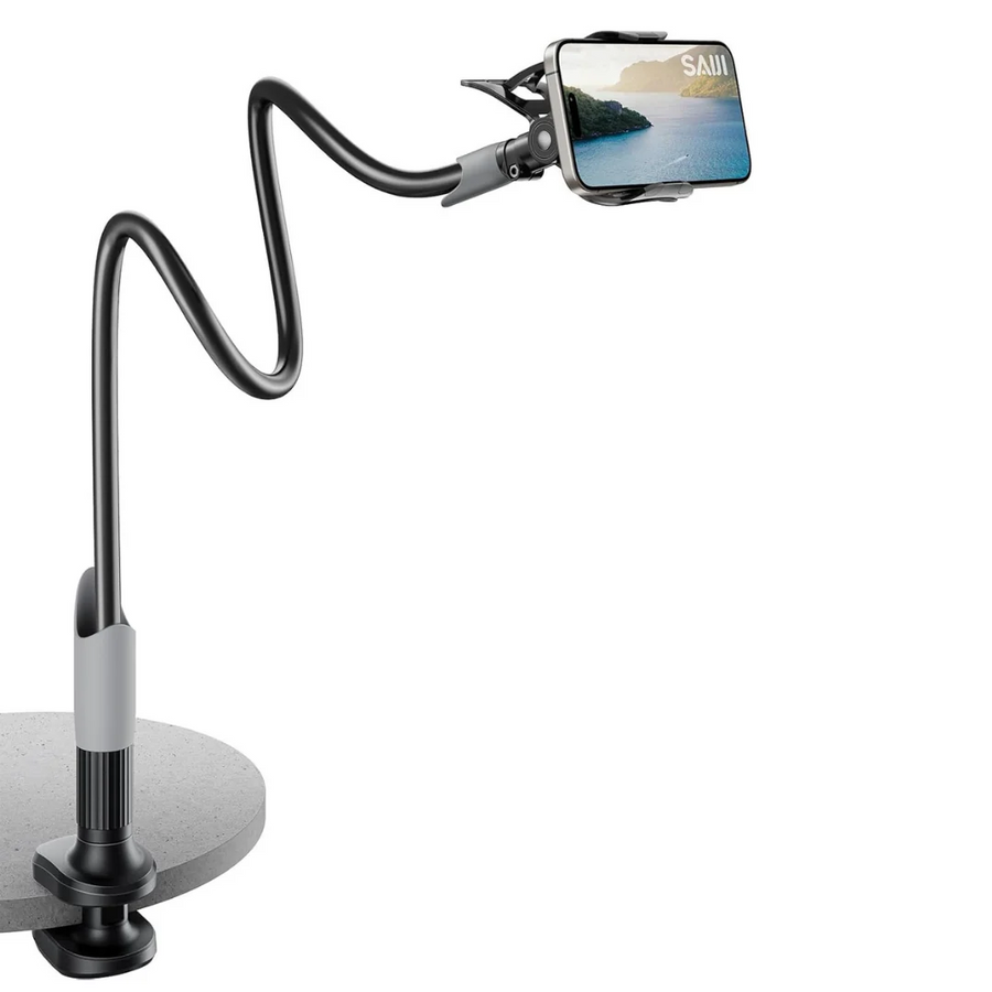 Hands-Free Flexible Long Arm Phone Holder – Bed & Desk Mount