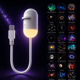 LED Galaxy Projection Light with changing disc