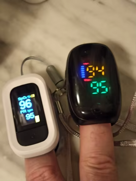 Fingertip Pulse Oximeter – Accurately Check SpO2 & Heart Rate at Home Daily with Single Button