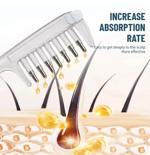 2in1 Hair Oiling Comb – Precision Oiling in Hair Roots