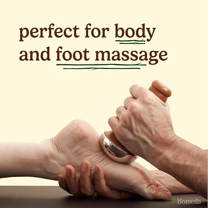 Kansa Wand for Feet & Face Relaxation, Wellness & Detox