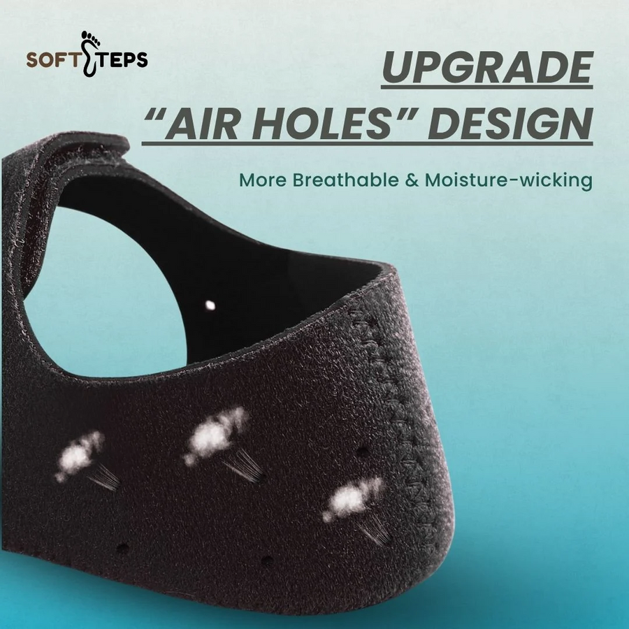 Soft Steps Heel Protectors - Stretchable Fit in Any Foot Size